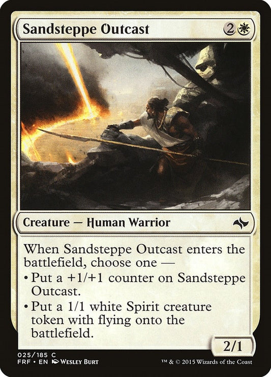 Image for Sandsteppe Outcast (25) (FRF) - Magic: The Gathering
