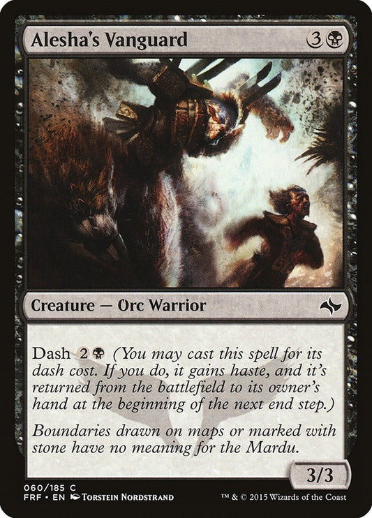 Image for Alesha's Vanguard (60) (FRF) - Magic: The Gathering