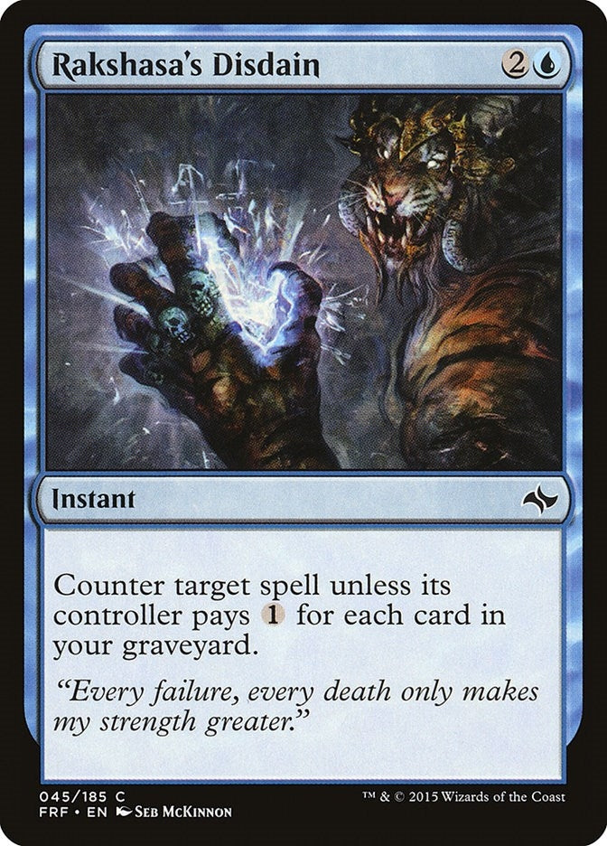 Rakshasa's Disdain (45) (FRF)