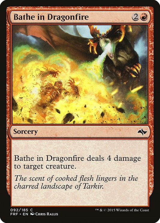 Image for Bathe in Dragonfire (92) (FRF) - Magic: The Gathering