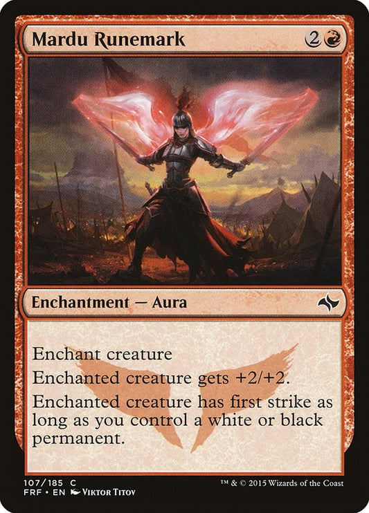 Image for Mardu Runemark (107) (FRF) - Magic: The Gathering