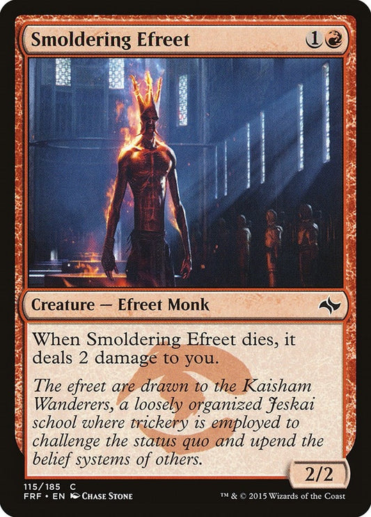 Image for Smoldering Efreet (115) (FRF) - Magic: The Gathering