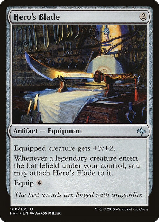Image for Hero's Blade (160) (FRF) - Magic: The Gathering