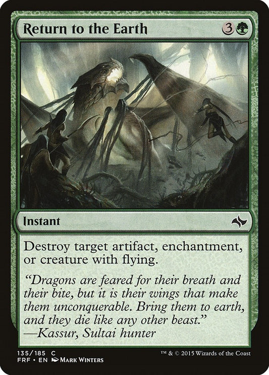 Image for Return to the Earth (135) (FRF) - Magic: The Gathering