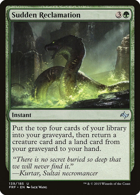 Image for Sudden Reclamation (139) (FRF) - Magic: The Gathering