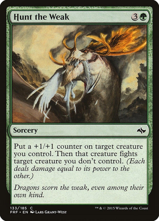 Image for Hunt the Weak (133) (FRF) - Magic: The Gathering