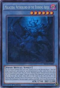 Malacoda, Netherlord of the Burning Abyss (Ghost Rare) (SECE-EN085) (SECE)