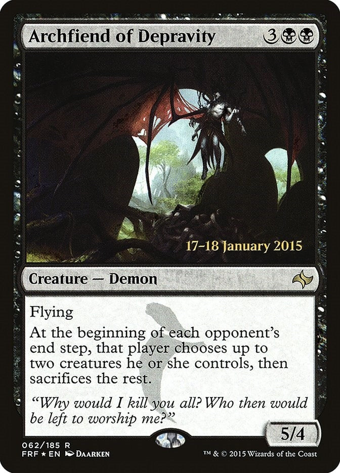 Archfiend of Depravity (62) (PRE)