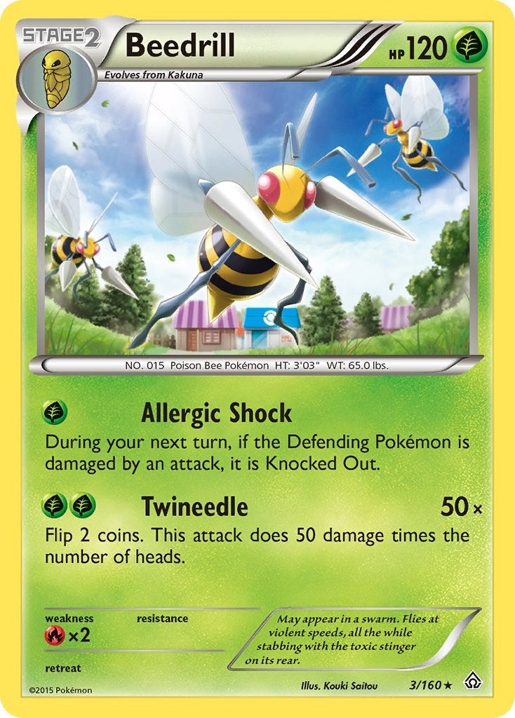 Beedrill (3/160) (PRC)