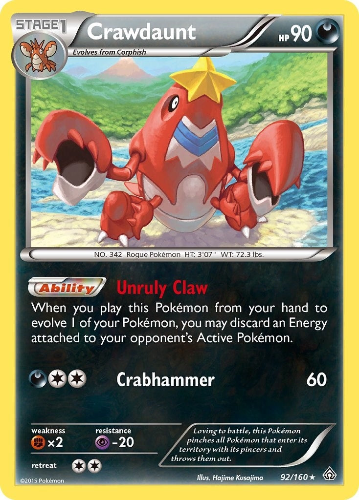Crawdaunt (92/160) (PRC)