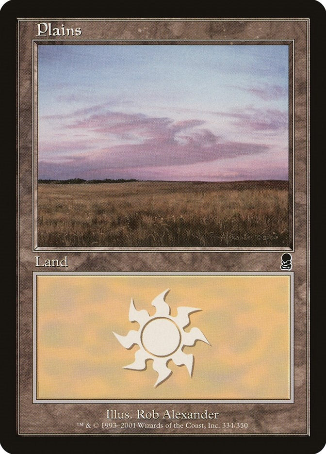 Image for Plains (334) (334) (ODY) - Magic: The Gathering