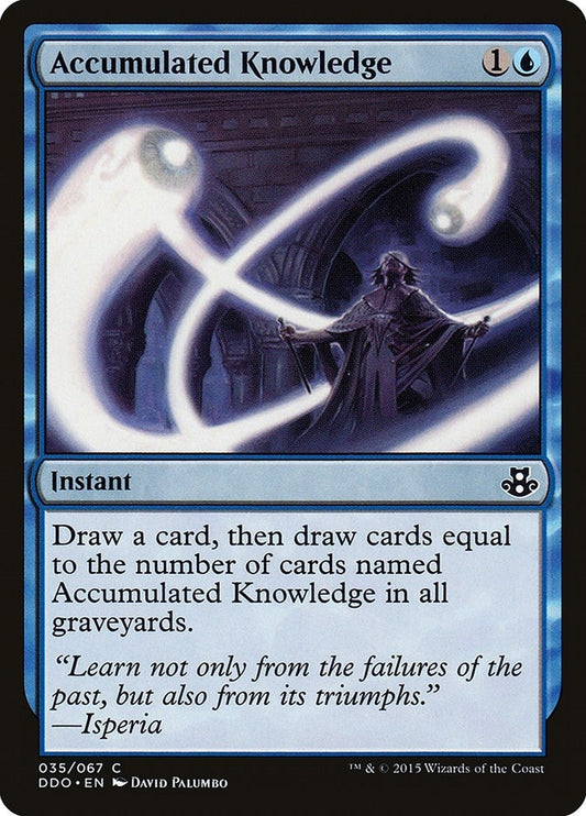 Image for Accumulated Knowledge (35) (DDO) - Magic: The Gathering