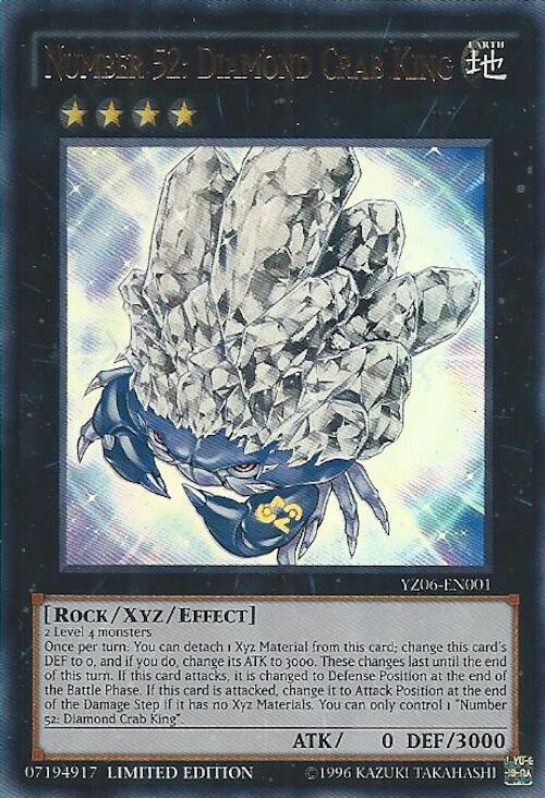 Number 52: Diamond Crab King (YZ06-EN001) (YZ0#)