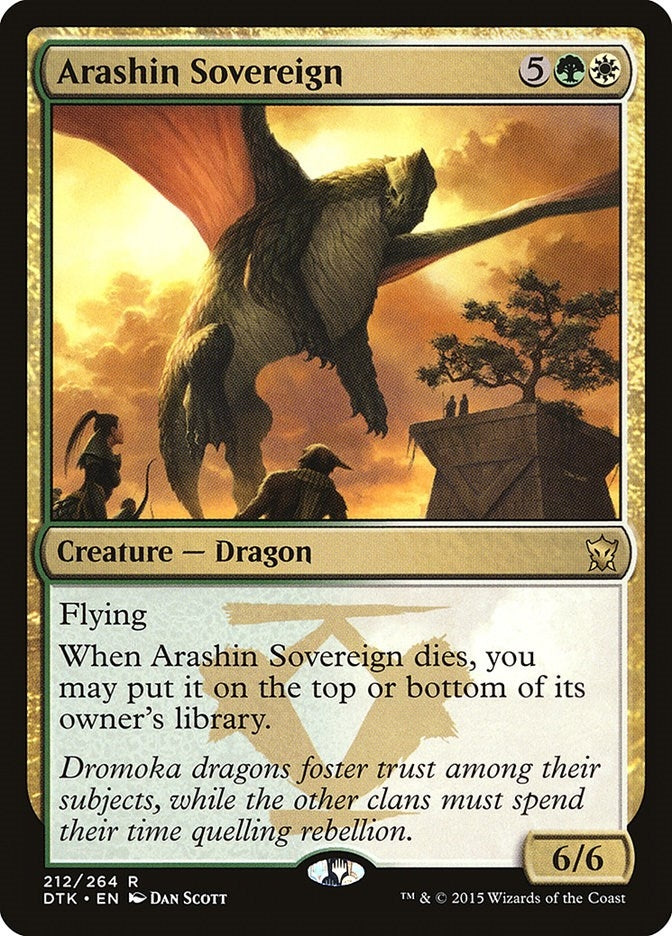 Image for Arashin Sovereign (212) (DTK) - Magic: The Gathering