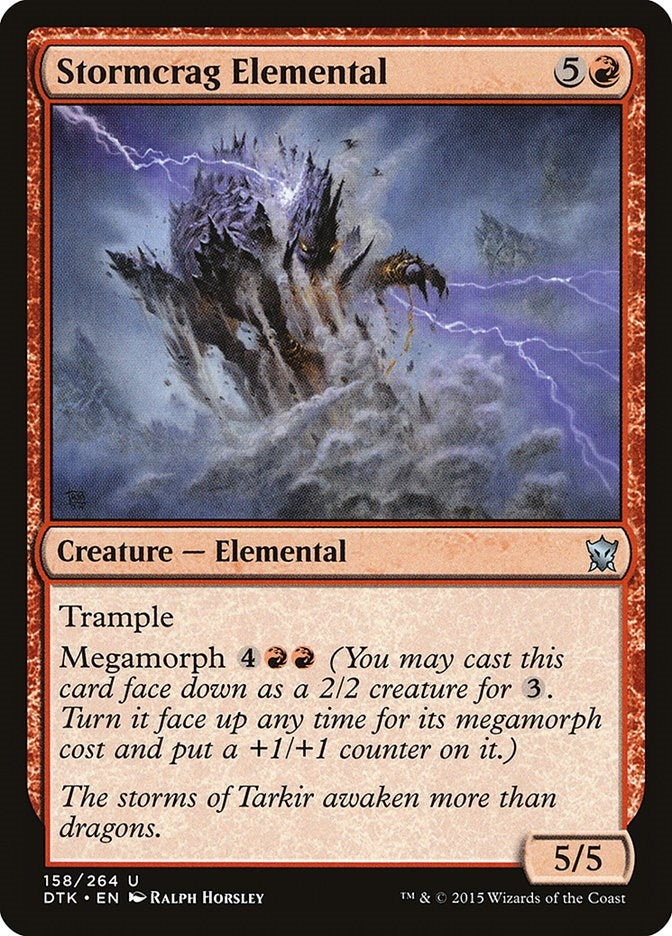 Stormcrag Elemental (158) (DTK)