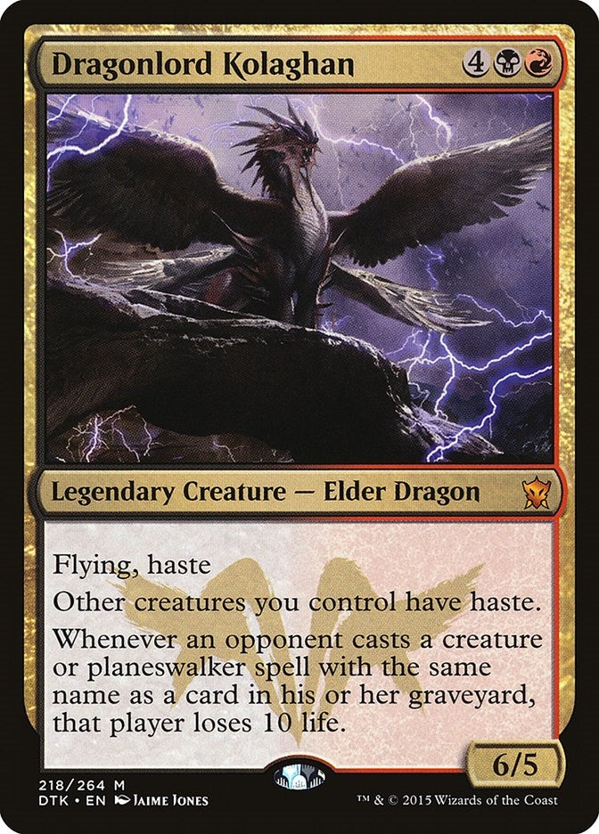 Dragonlord Kolaghan (218) (DTK)