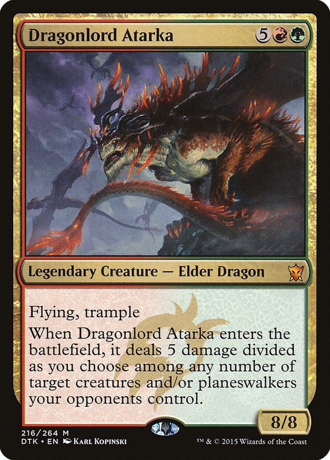 Dragonlord Atarka (216) (DTK)