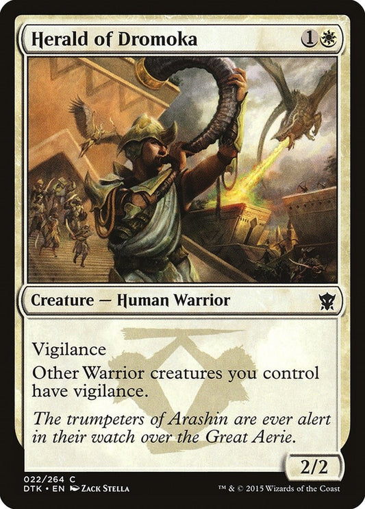 Image for Herald of Dromoka (22) (DTK) - Magic: The Gathering