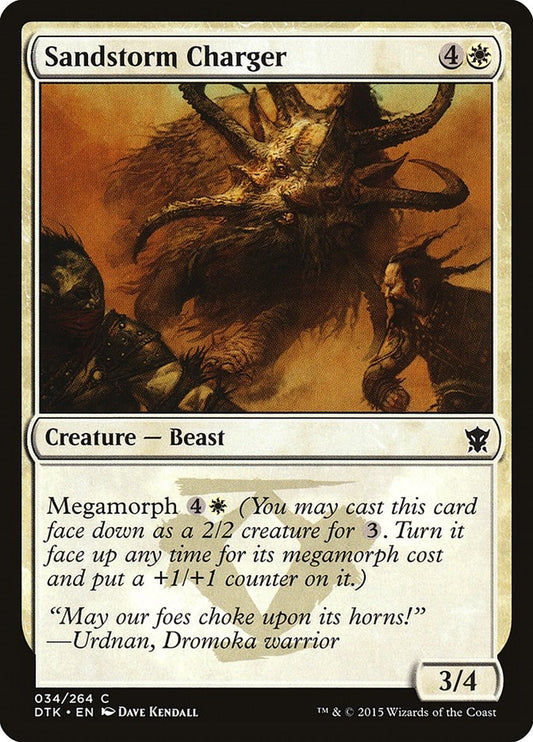 Image for Sandstorm Charger (34) (DTK) - Magic: The Gathering