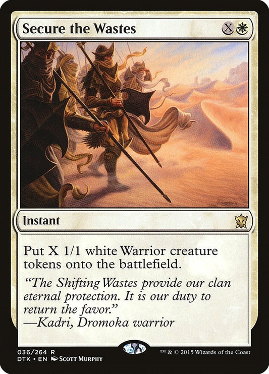 Image for Secure the Wastes (36) (DTK) - Magic: The Gathering