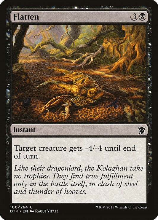 Image for Flatten (100) (DTK) - Magic: The Gathering