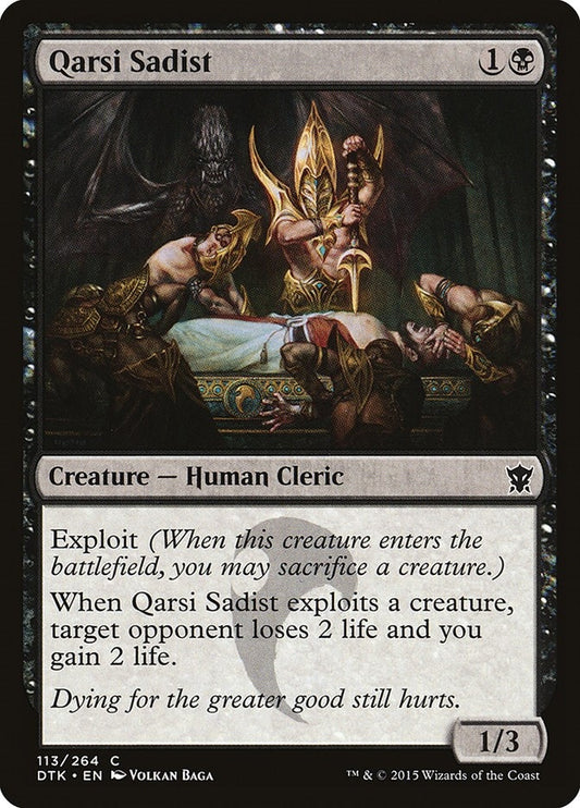 Image for Qarsi Sadist (113) (DTK) - Magic: The Gathering