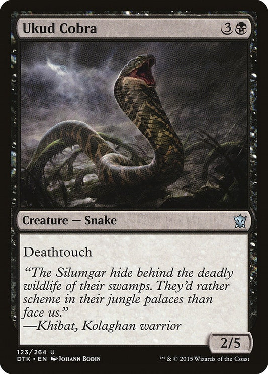 Image for Ukud Cobra (123) (DTK) - Magic: The Gathering