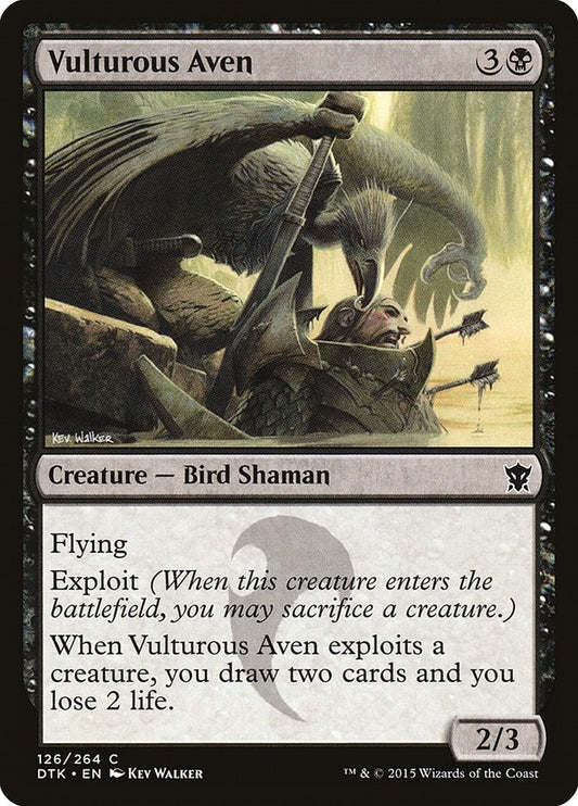 Image for Vulturous Aven (126) (DTK) - Magic: The Gathering