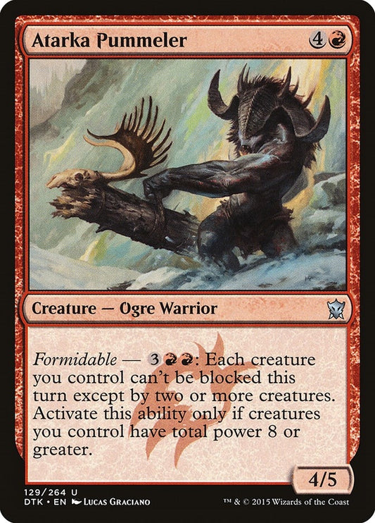 Image for Atarka Pummeler (129) (DTK) - Magic: The Gathering