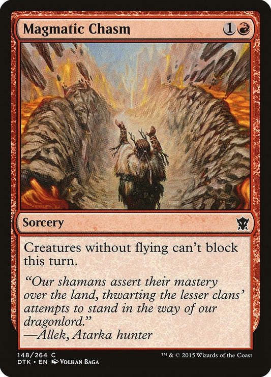 Image for Magmatic Chasm (148) (DTK) - Magic: The Gathering