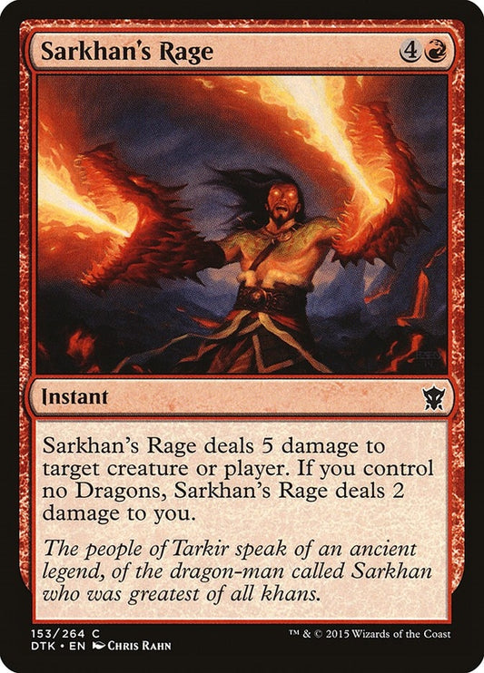 Image for Sarkhan's Rage (153) (DTK) - Magic: The Gathering