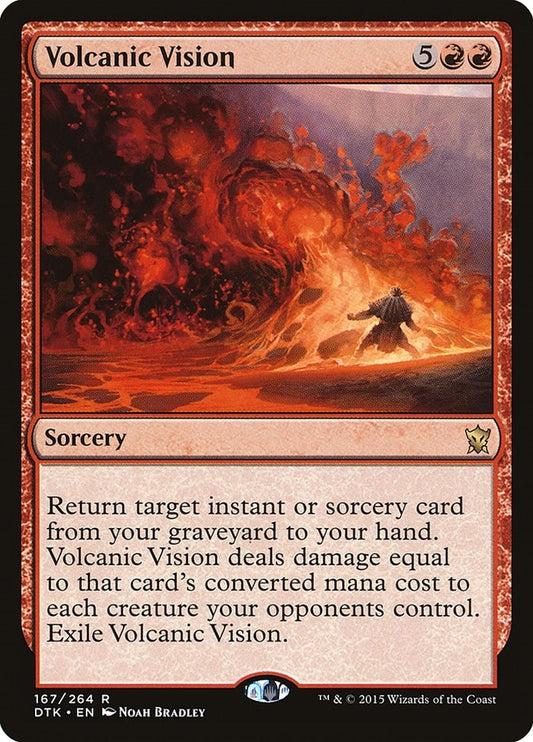 Image for Volcanic Vision (167) (DTK) - Magic: The Gathering