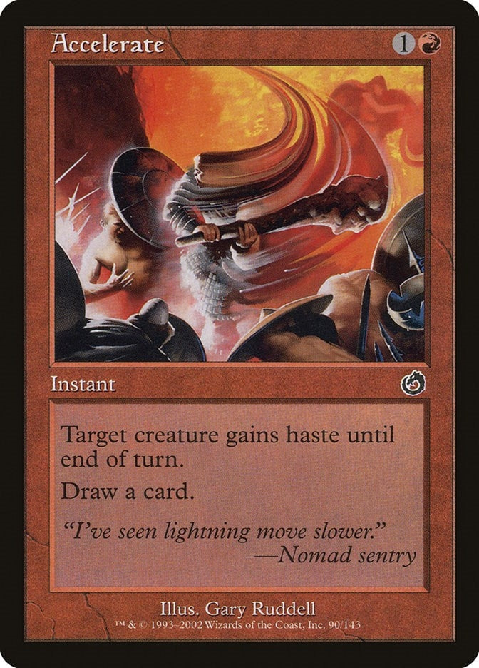 Image for Accelerate (90) (TOR) - Magic: The Gathering