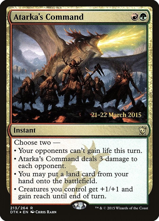 Atarka's Command (213) (PRE)