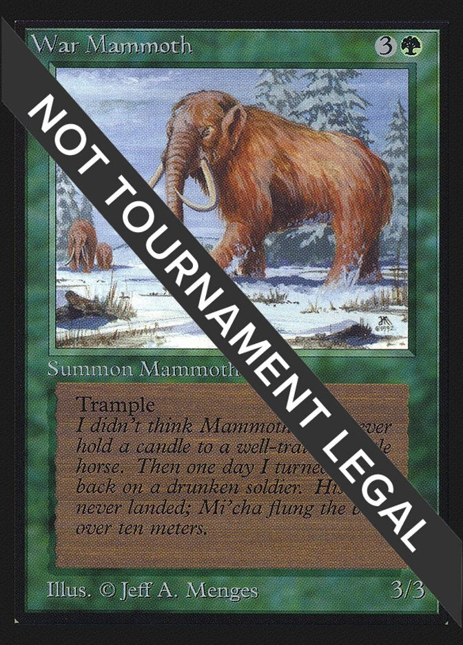 War Mammoth (CE) (CED)