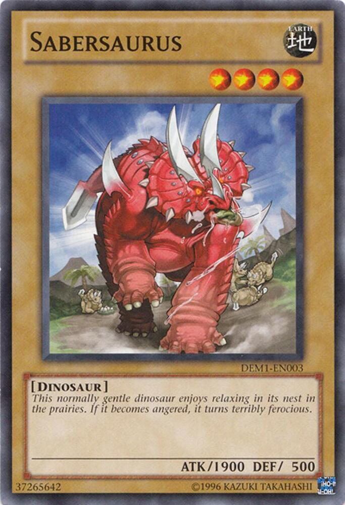 Sabersaurus (DEM1-EN003) (DEM1)
