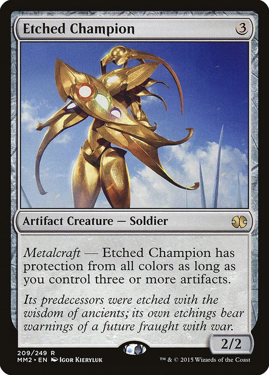 Image for Etched Champion (209) (MM2) - Magic: The Gathering