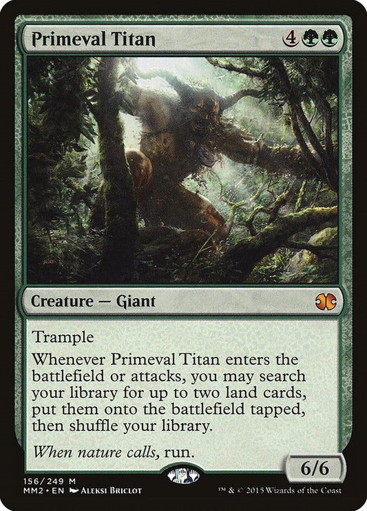 Image for Primeval Titan (156) (MM2) - Magic: The Gathering