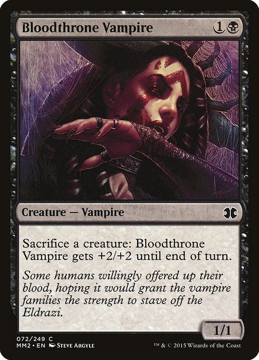 Image for Bloodthrone Vampire (72) (MM2) - Magic: The Gathering