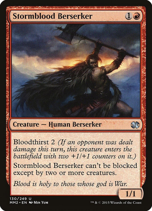 Image for Stormblood Berserker (130) (MM2) - Magic: The Gathering