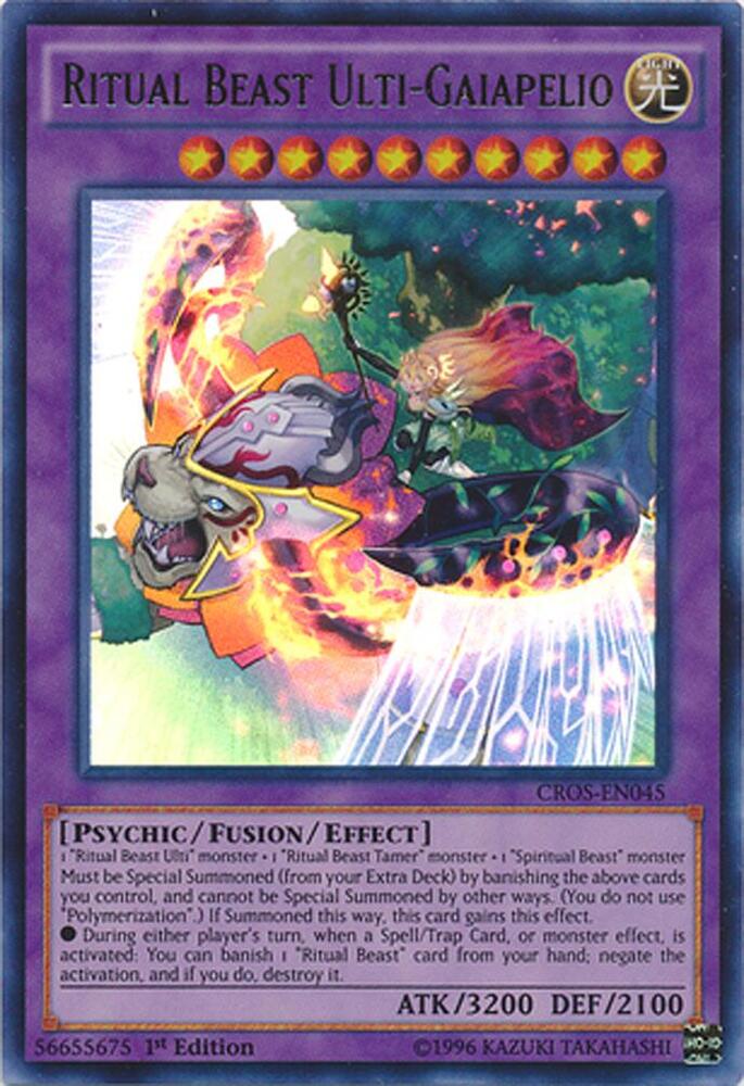 Ritual Beast Ulti-Gaiapelio (CROS-EN045) (CROS)