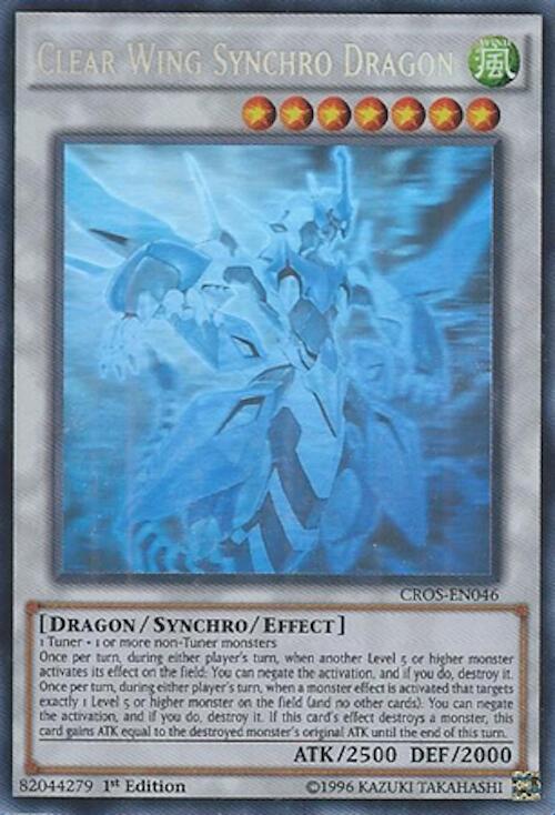 Clear Wing Synchro Dragon (Ghost Rare) (CROS-EN046) (CROS)