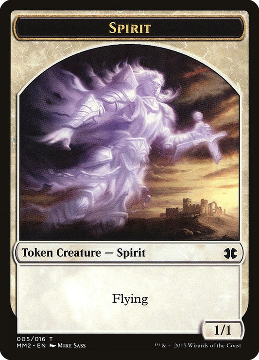 Image for Spirit Token (5) (MM2) - Magic: The Gathering