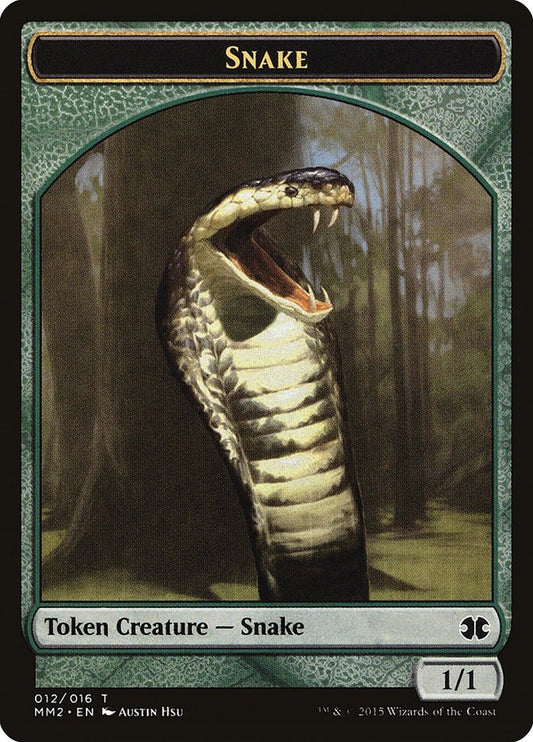 Image for Snake Token (12) (MM2) - Magic: The Gathering