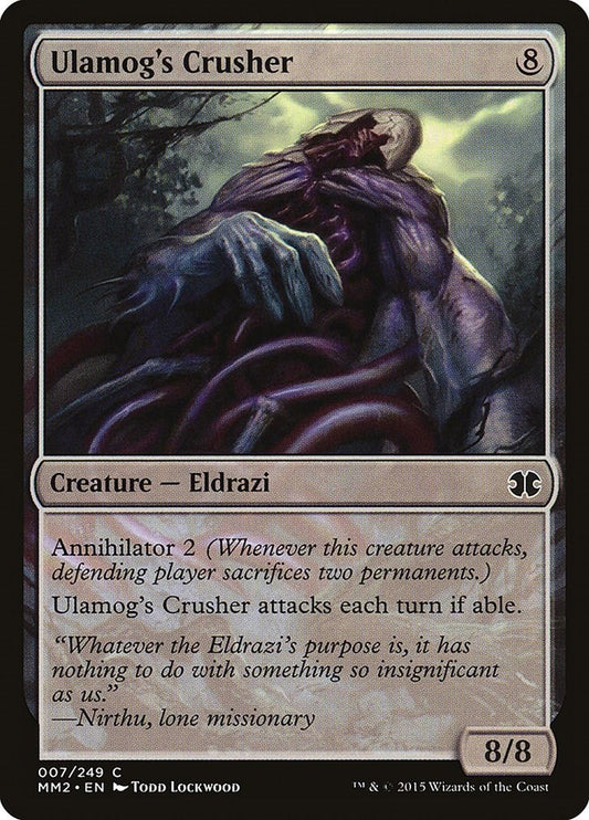 Image for Ulamog's Crusher (7) (MM2) - Magic: The Gathering