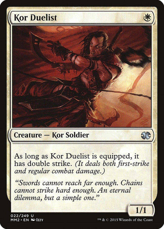 Image for Kor Duelist (22) (MM2) - Magic: The Gathering