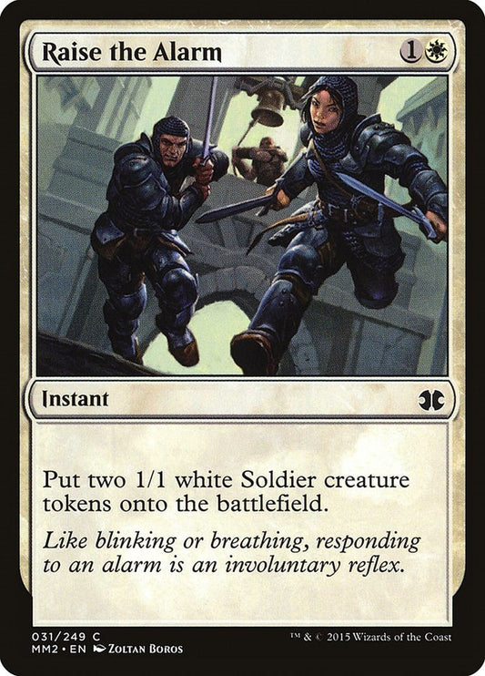 Image for Raise the Alarm (31) (MM2) - Magic: The Gathering