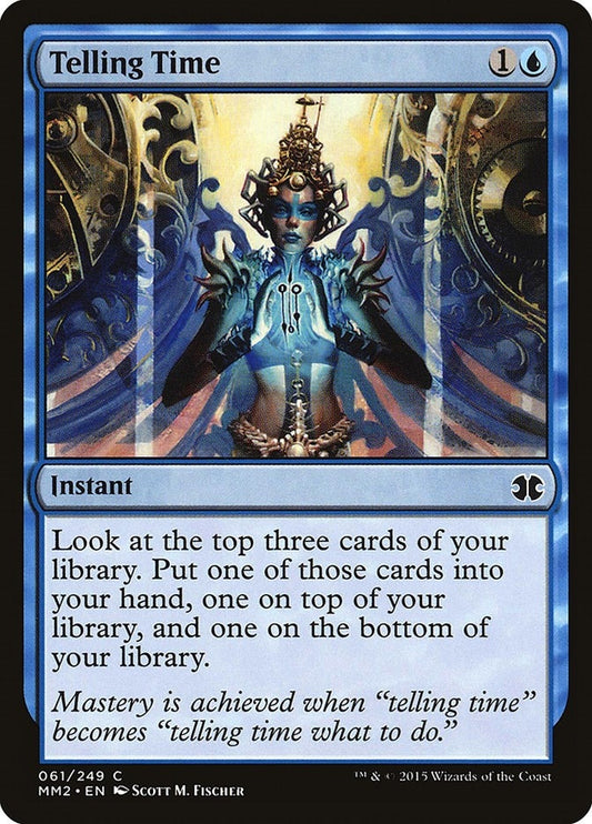 Image for Telling Time (61) (MM2) - Magic: The Gathering