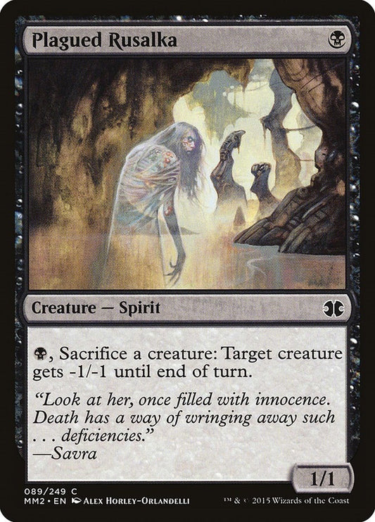 Image for Plagued Rusalka (89) (MM2) - Magic: The Gathering