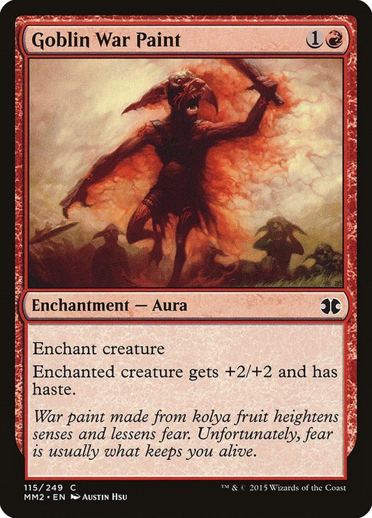 Image for Goblin War Paint (115) (MM2) - Magic: The Gathering